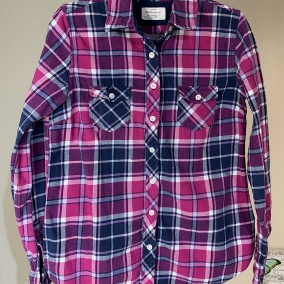 Weatherproof Women's Long Sleeve Flannel Shirt Size Small - Picture 1 of 10